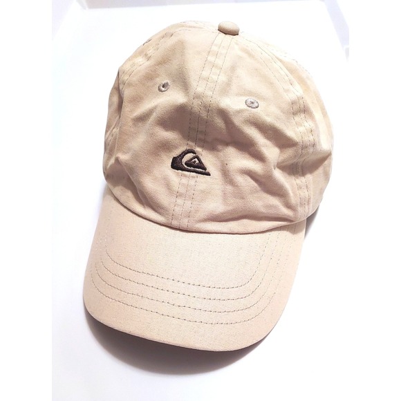 Quiksilver Adjustable Tan Baseball Cap Surf Skater Beach Outdoors - Picture 1 of 7